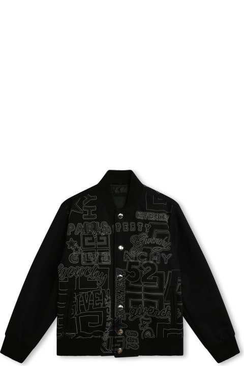 Bomber Jacket With Embroidery