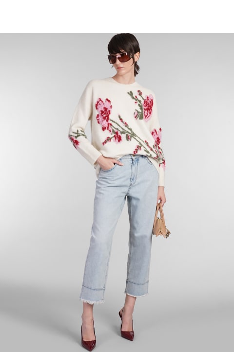 Blumarine الجينز لـ السيدات Blumarine Jeans In Cyan Cotton