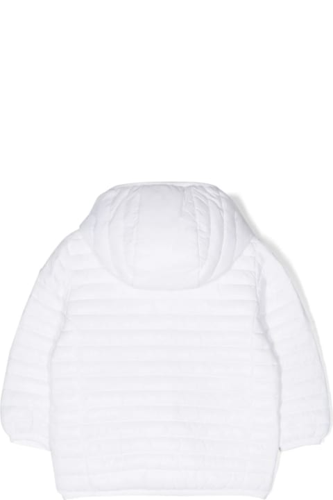 Topwear for Baby Girls Save the Duck White Nene Lightweight Down Jacket