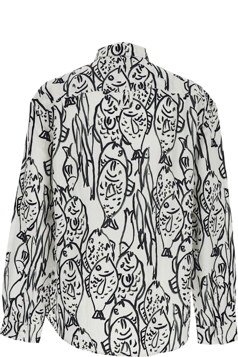 أدوات منزلية Jacquemus Shirt With Fish Print