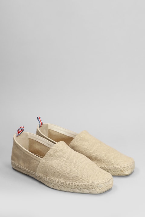 Loafers & Boat Shoes for Men Castañer Pablo-002 Espadrilles In Beige Canvas