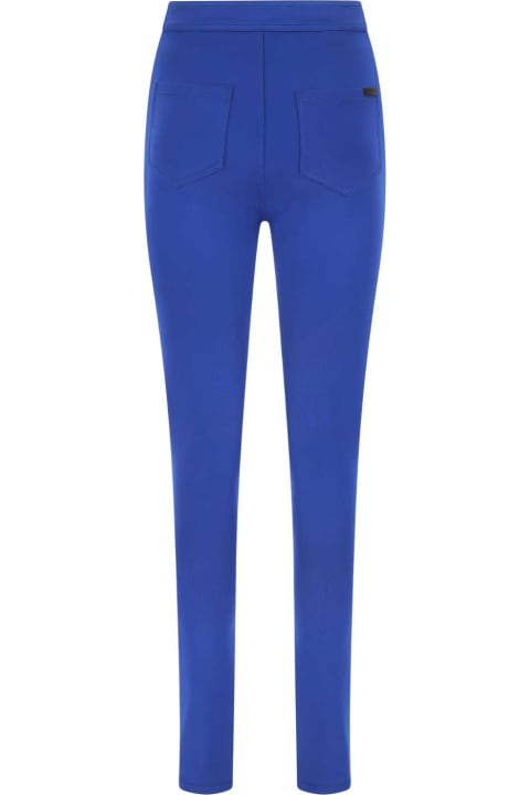 Fashion for Women Saint Laurent Electric Blue Stretch Viscose Blend Pant
