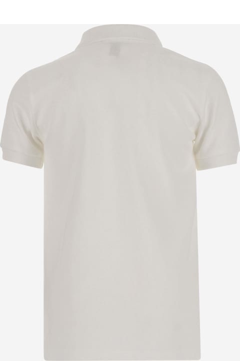 キッズ新着アイテム Polo Ralph Lauren Cotton Polo Shirt With Logo