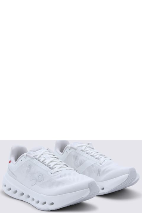 ON White Cloudsurfer Sneakers