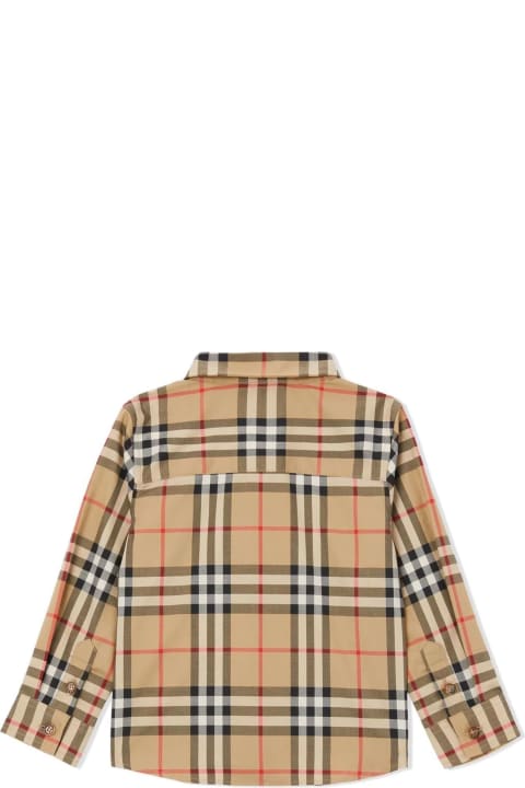 Burberry Shirts for Baby Boys Burberry Burberry Kids Shirts Beige