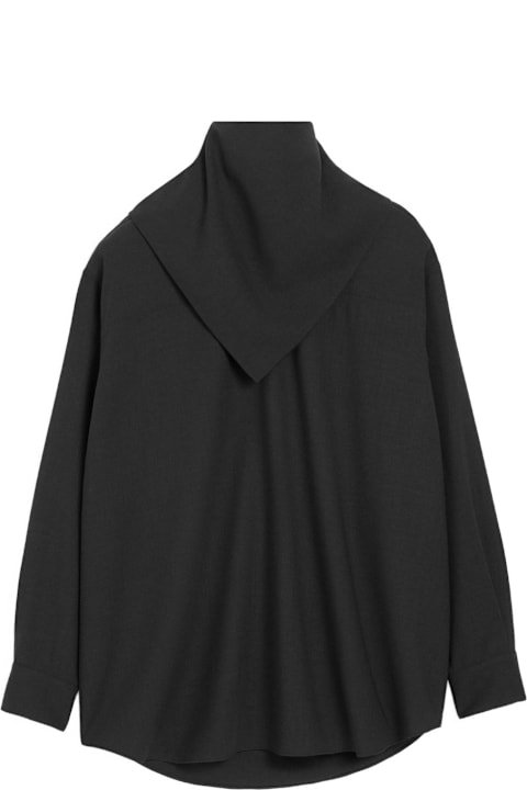 Ami Alexandre Mattiussi for Kids Ami Alexandre Mattiussi Bandana Wool Blouse