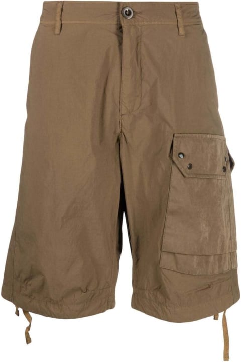 Ten C for Men Ten C Bermuda Shorts In Brown Cotton Blend Man