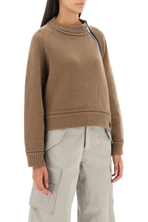 Sacai Sweaters for Women Sacai Cashmere Cotton Sweater
