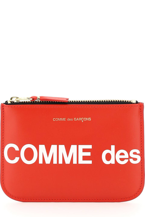 ウィメンズ新着アイテム Comme des Garçons Wallet Huge Logo Pouch