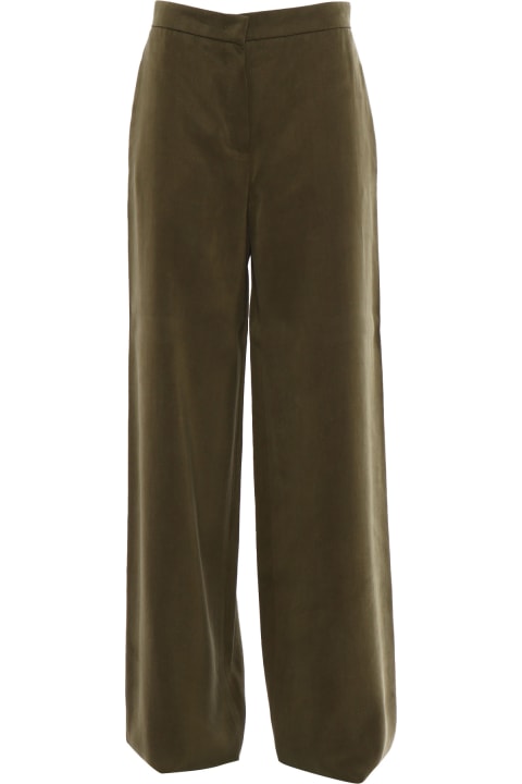 Pants & Shorts for Women Max Mara Studio Gardena Khaki Trousers