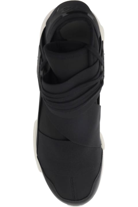 Fashion for Women Y-3 Black And Off White Qasa Sneakers