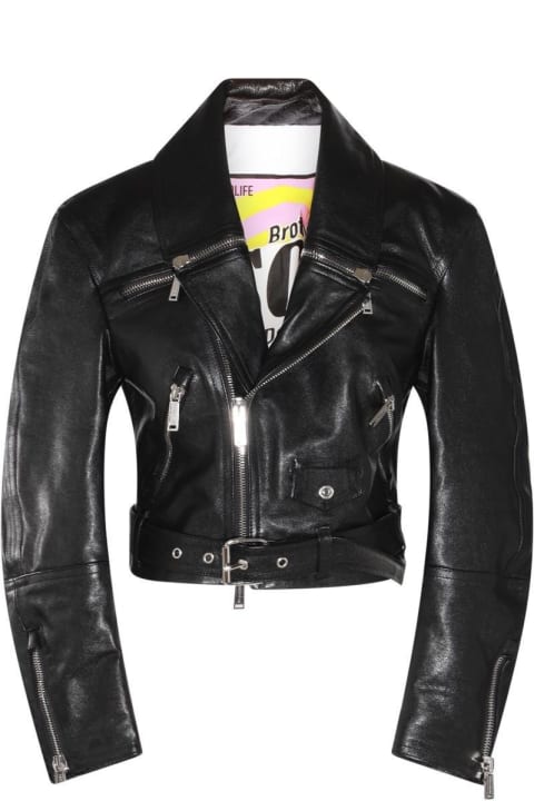 Dsquared2 Coats & Jackets for Women Dsquared2 Kiodo Leather Jacket