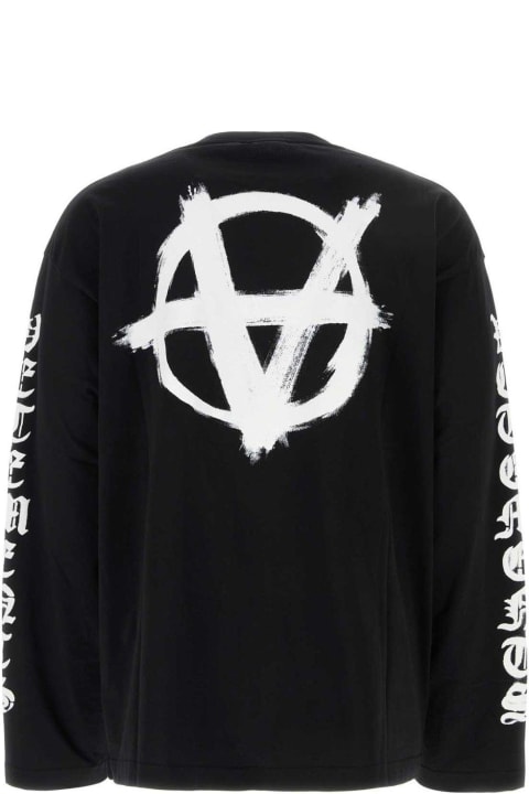 Fleeces & Tracksuits for Men VETEMENTS Double Anarchy Long Sleeved T-shirt