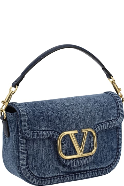 حقائب الكتف لـ السيدات Valentino Garavani Denim Shoulder Bag
