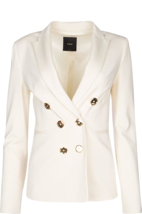 Pinko Coats & Jackets for Women Pinko Double-breasted Tailored Blazer