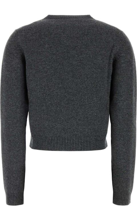 Gucci Sale for Women Gucci Charcoal Wool Blend Sweater