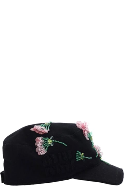 Miu Miu Hats for Women Miu Miu Cotton Cap