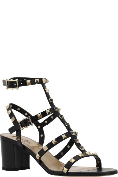 Sandals for Women Valentino Garavani Sandal | Rockstud | T. 60 | Vitello Plum