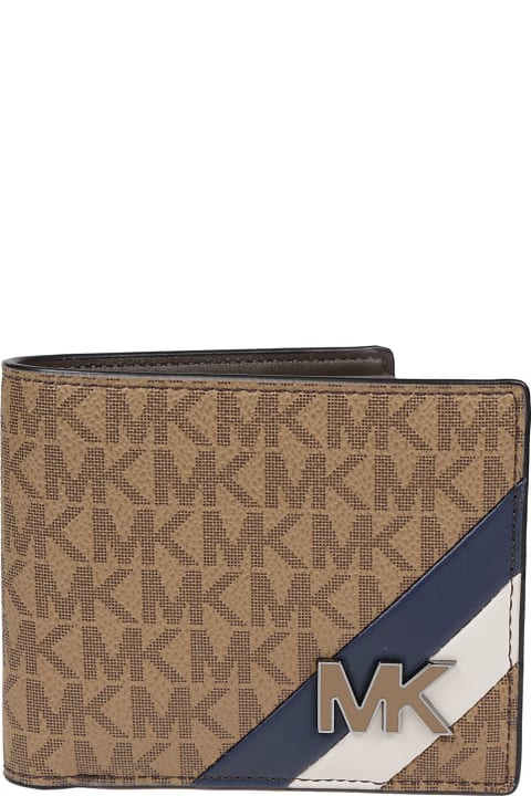 ウィメンズ Michael Korsの財布 Michael Kors Bifold Wallet With Logo Print