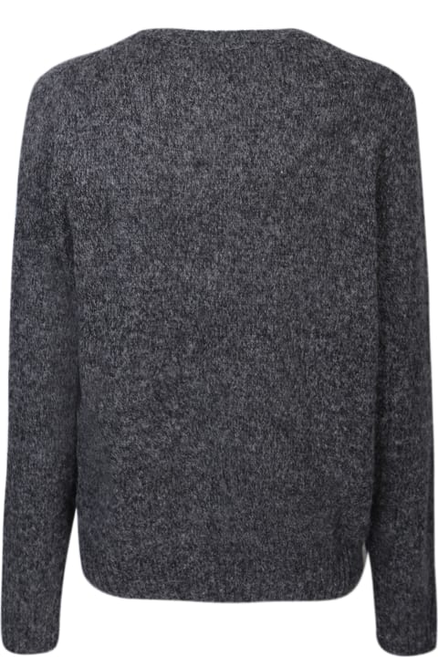 メンズ Lardiniのニットウェア Lardini Roundneck Black Sweater