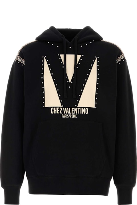 Homeware Valentino Garavani Black Cotton Sweatshirt