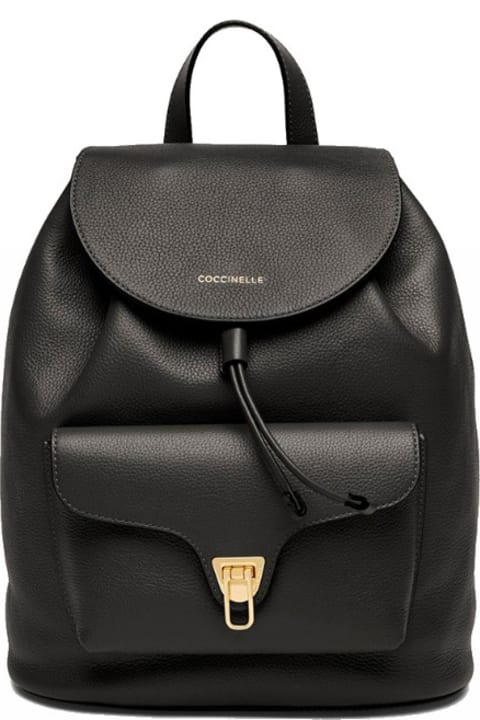 Coccinelle Backpacks for Women Coccinelle Beat Soft Black Backpack
