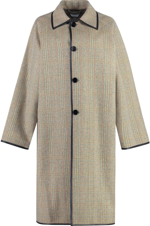 Bottega Veneta for Women Bottega Veneta Prince-of-wales Wool Coat