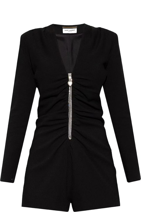 Saint Laurent Coats & Jackets for Women Saint Laurent Long Sleeves Jumpsuit