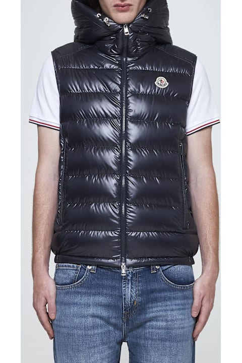 Moncler Coats & Jackets for Men Moncler Barant Quilted Nylon Down Vest