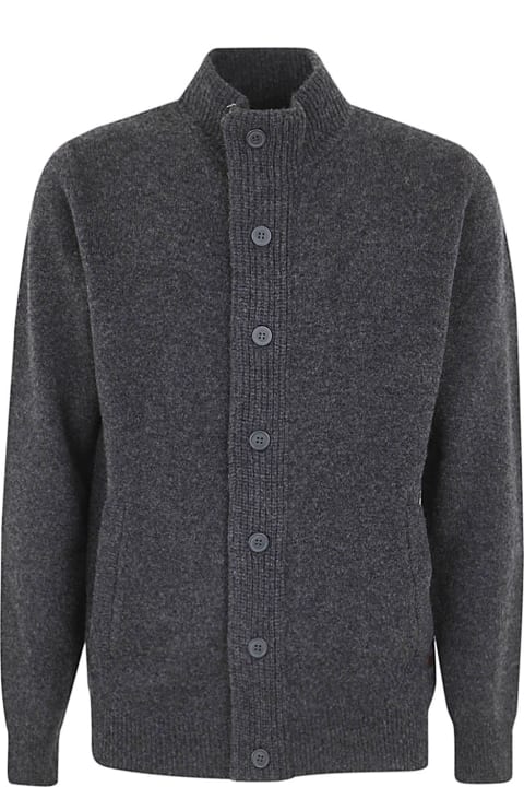 سترات لـ القسم الرجالي Barbour Essential Patch Zip Through Knitwear