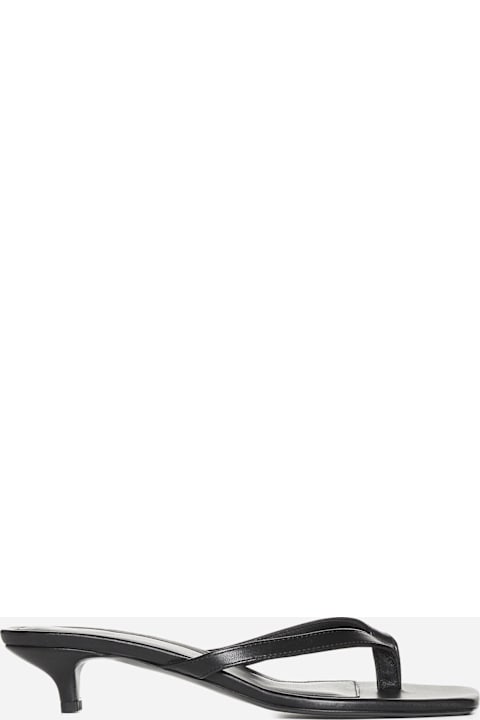 أدوات منزلية Totême Leather Toe-post Sandals