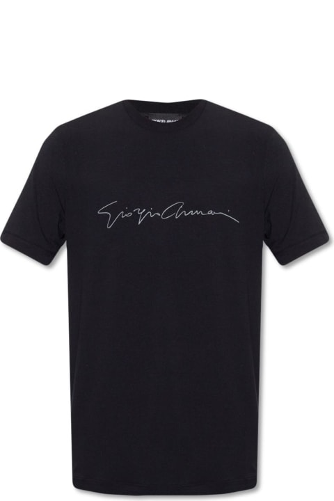 Giorgio Armani Topwear for Men Giorgio Armani Giorgio Armani T-shirt With Logo