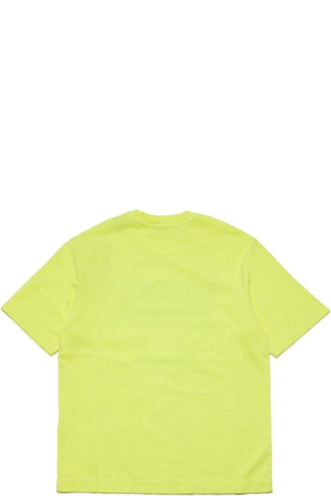 Diesel T-Shirts & Polo Shirts for Boys Diesel Tnuci Logo Printed Crewneck T-shirt