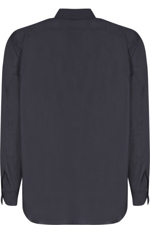 Comme Des Garçons Homme Plus for Men Comme Des Garçons Homme Plus Faux Fur Details Black Shirt