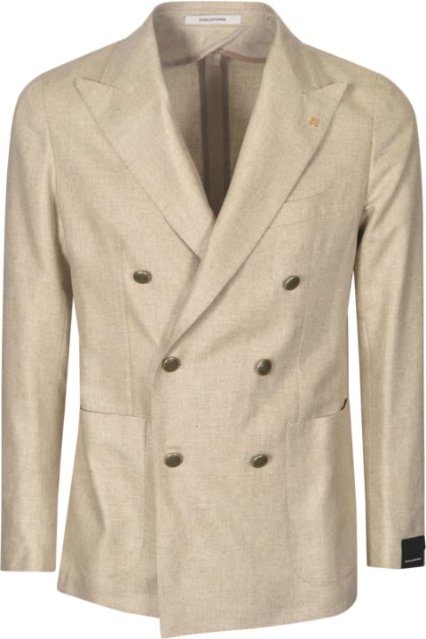 Tagliatore Coats & Jackets for Men Tagliatore Logo Patched Dinner Jacket