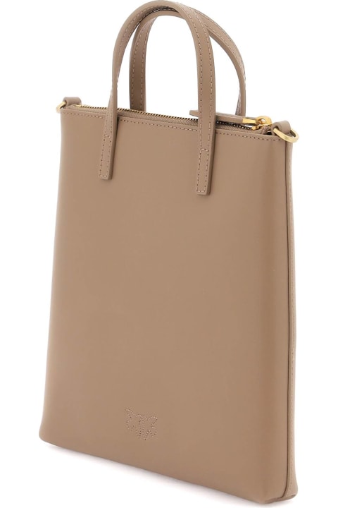 Pinko for Women Pinko Leather Mini Tote Bag