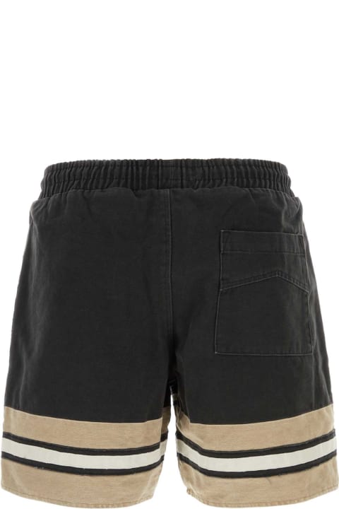 ウィメンズ Rhudeのボトムス Rhude Dark Grey Cotton Bermuda Shorts