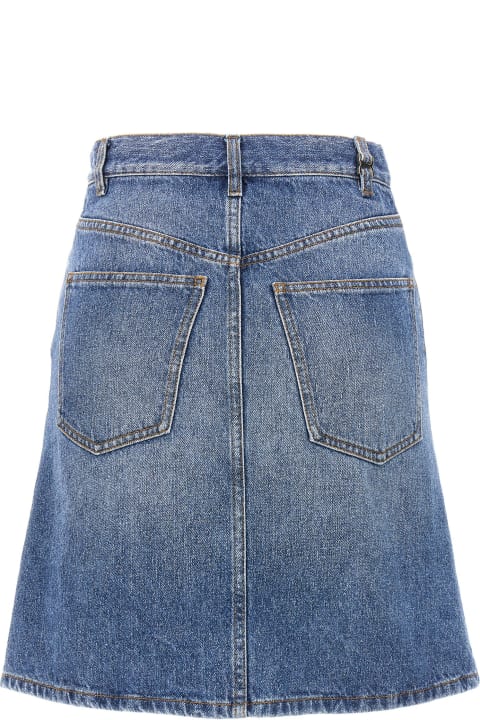 Chloé Women Chloé Denim Mini Skirt