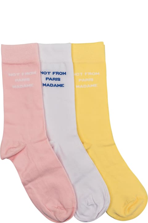 Underwear for Men Drôle de Monsieur Set Socks Slogan