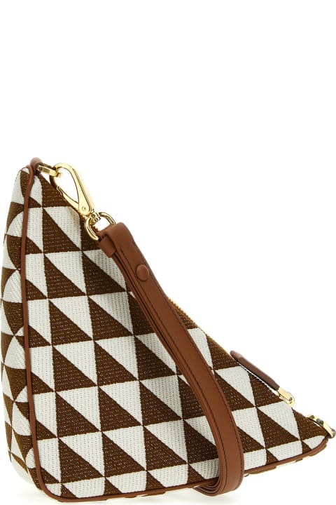 Prada for Women Prada 'triangle Symbole' Crossbody Bag