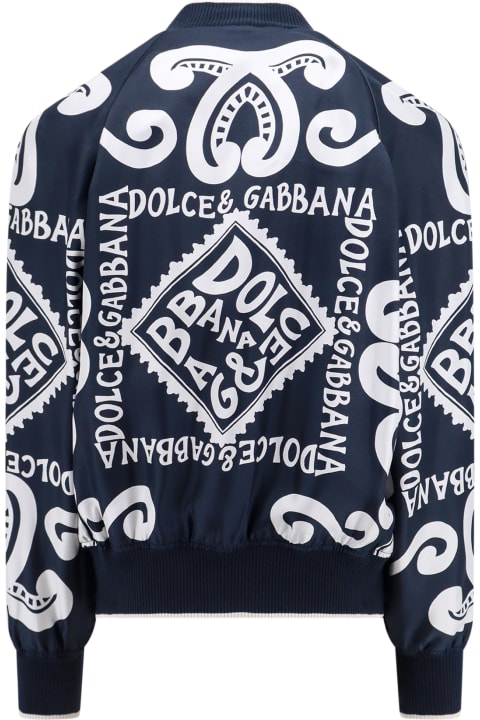 Dolce & Gabbana Coats & Jackets for Men Dolce & Gabbana Silk Bomber Jacket