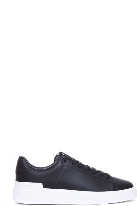 Shoes for Men Balmain B-court Leather Sneakers