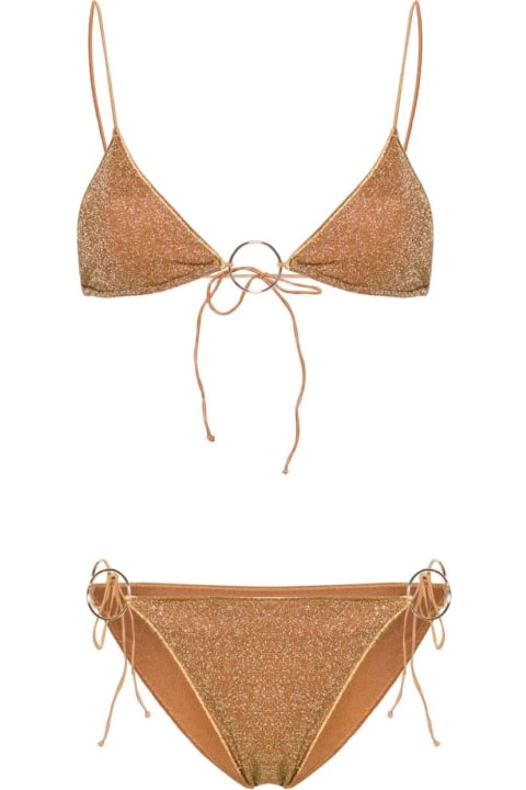 Oseree Swimwear for Women Oseree Toffee Lumiere Ring Microkini