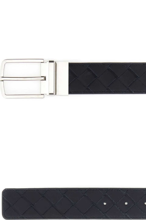 Fashion for Men Bottega Veneta Black Leather Belt