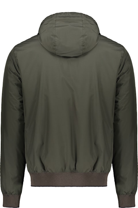 Homeware Moorer Oniro-stp Hooded Padded Bomber Jacket