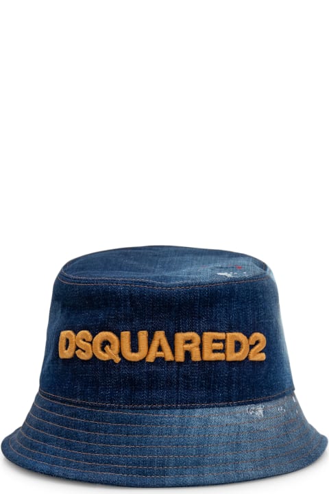 Dsquared2 Accessories for Men Dsquared2 Denim Bucket Hat