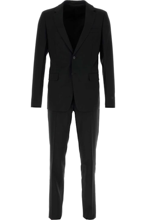Homeware Prada Black Wool Blend Suit