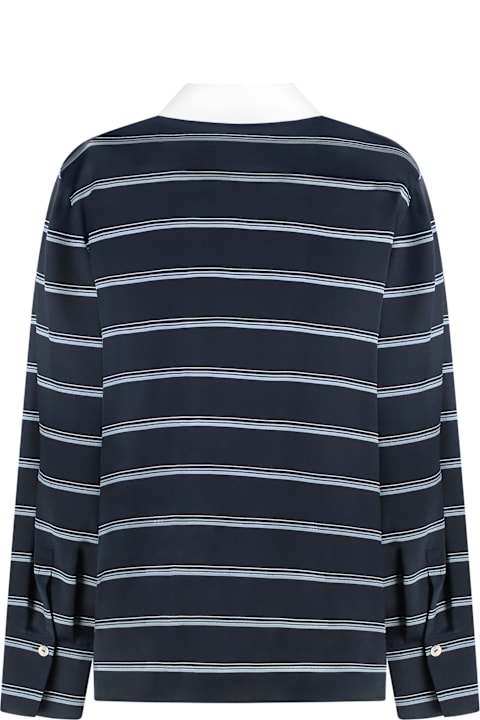 Vince for Women Vince Long-sleeve Polo Shirt