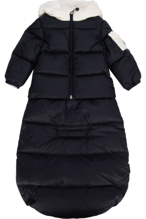 Topwear for Baby Boys Moncler Ueno Tuta Imbottita