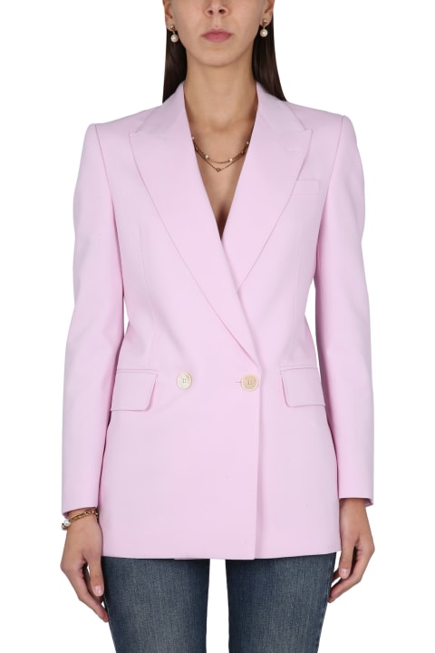 Coats & Jackets for Women Alexander McQueen Wool Double Breasted Jacket